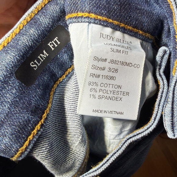 EUC Judy Blue Light Wash Straight Leg Jeans - Picture 5 of 5